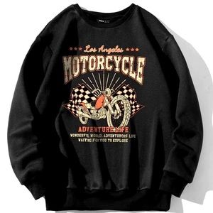 Black crewneck sweatshirt